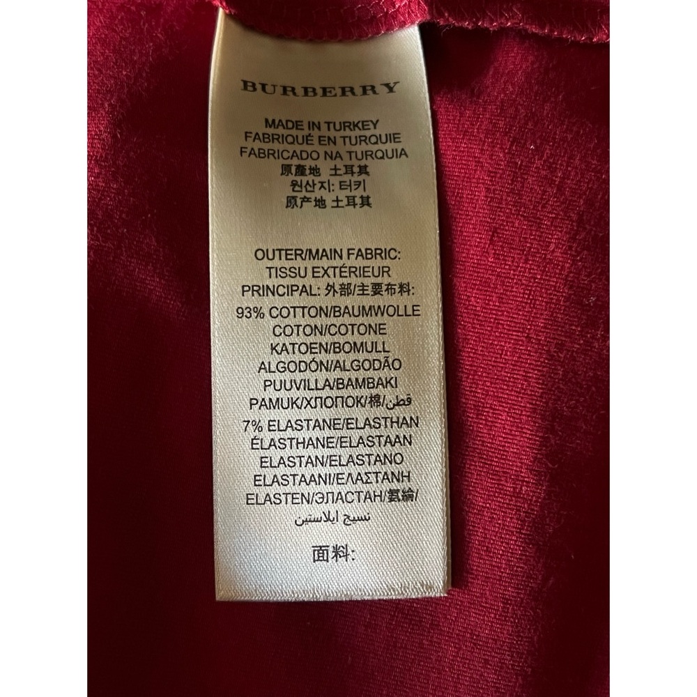 Burberry Brit Tee Red Size Medium - Picture 5 of 5